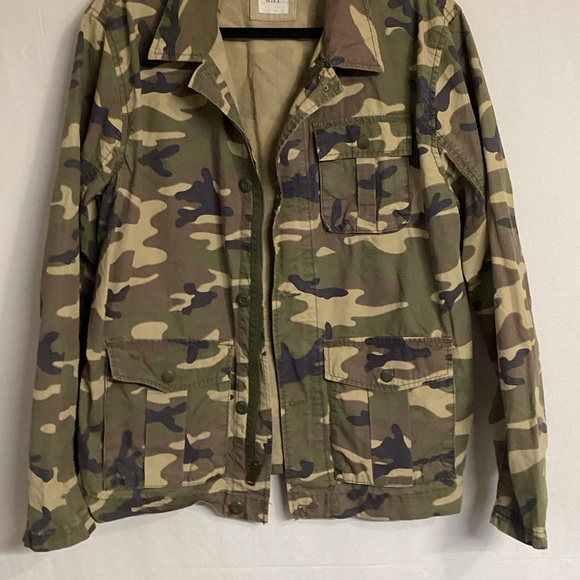 GAP Men's Green Camouflage Field Shirt Jacket Size Large - Picture 3 of 10